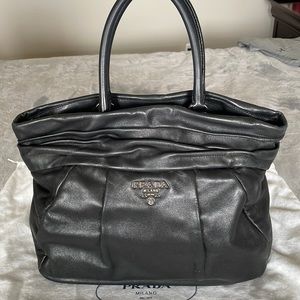 Prada slouchy leather bag